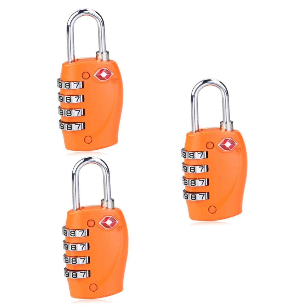 Angoily Lucchetto A Combinazione 330 Per Proteggere I Bagagli 3 Pezzi Approvato Per Valigie E Borse
