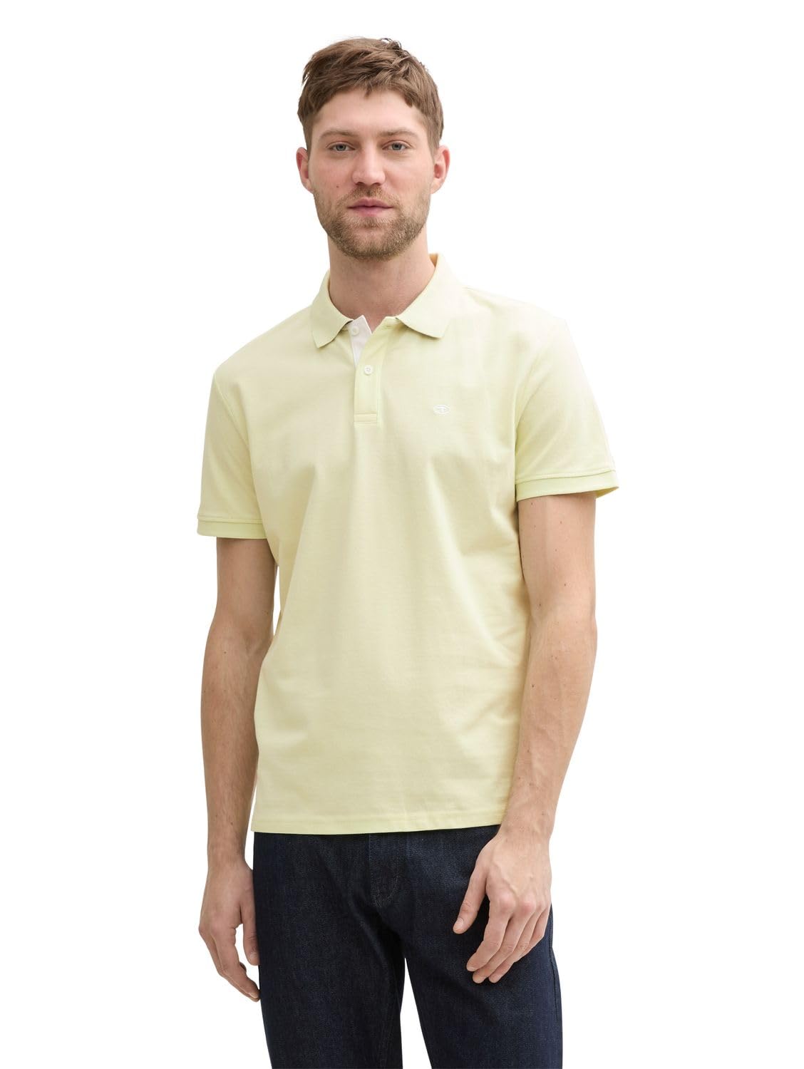 TOM TAILOR T-shirt voor heren, 29078 - Lime Cream Green, M