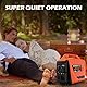 AIVOLT Inverter Stromerzeuger 1400 Watt Stromgenerator Notstromaggregat Benzin leise Stromaggregat für Campen, Festivals, und Hausgebrauch mit 2 USB, 12V DC Steckdosen und 230 V Steckdosen