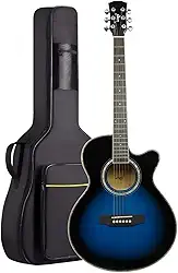 Violão Elétrico Bravo TF200 Aço Série Tuneful + Bag Luxo (BB - Blue Burst)