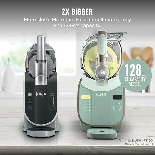 Image of Ninja SLUSHi XL Smart Frozen Drink Maker & Slushi Machine | With SlushAssist Technology |128 oz. Capacity | Sodas, Margaritas, Frappes, Milkshakes & More | Green | FS601GN