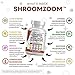 Clean Nutraceuticals Lions Mane 20in1 Mushroom Supplement with Turkey Tail Reishi Cordyceps Chaga Maitake Meshima Poria Cocos Shiitake Oyster Porcini Enoki - 1 Pack