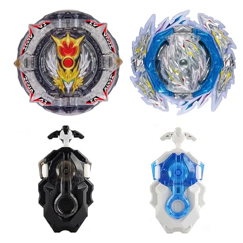 Netoke Peonzas de Batalla Gyros Set, 4D Battle Gyros Model Speed Gyros con, Juguetes clásicos Regalo para niños,(B-192+B-189)
