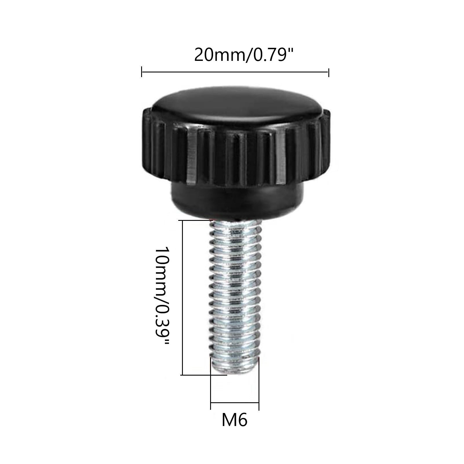 MACHSWON Knurled Clamping Knobs Grip Thumb Screw on Type for Saw Drill Press - Image 2