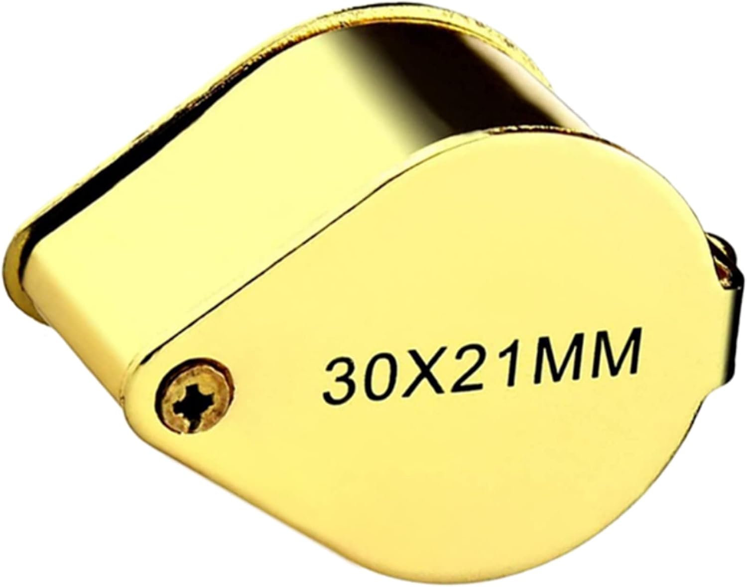 30X Jewelers Loupe Magnifier Foldable Pocket Magnifying Glass Jewelry Eye Loop for Jewelers, Gems, Diamonds, Plants, Coins (Gold) : Arts, Crafts & Sewing