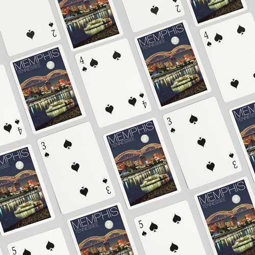 Mazo de 52 Cartas Póker Memphis Tennessee Noche miniatura 4
