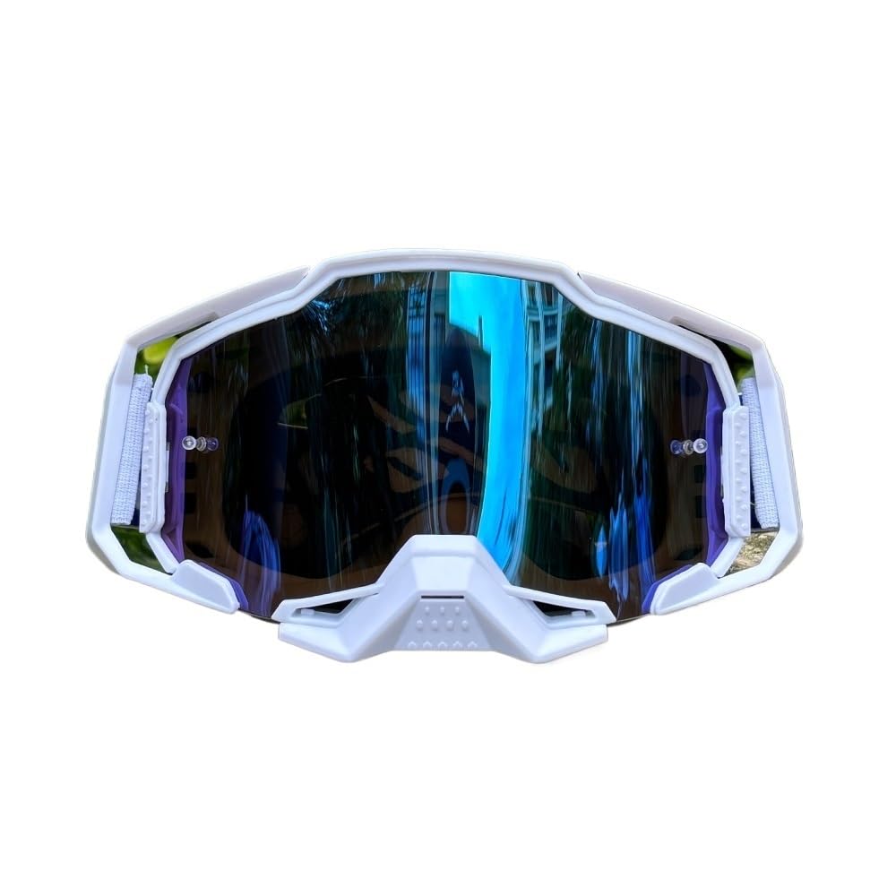 Generico Occhiali Moto,Mascherina Moto,Mascherina Motocross Occhiali da sole for motocross moto for esterni for occhiali for casco