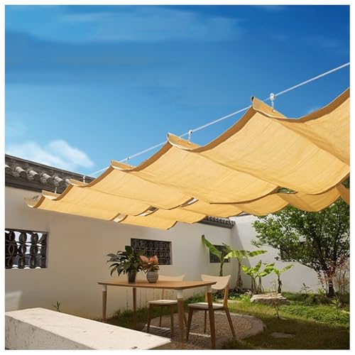 Toldo retráctil de onda para pérgolas: disfruta de tu patio a la sombra con estilo 2