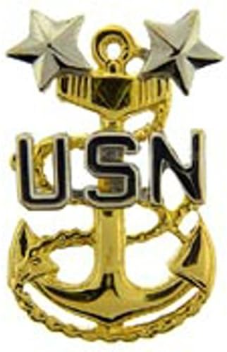 EagleEmblems P19035 PIN-USN,Chief PET.Off.MST (1.125'') image 2