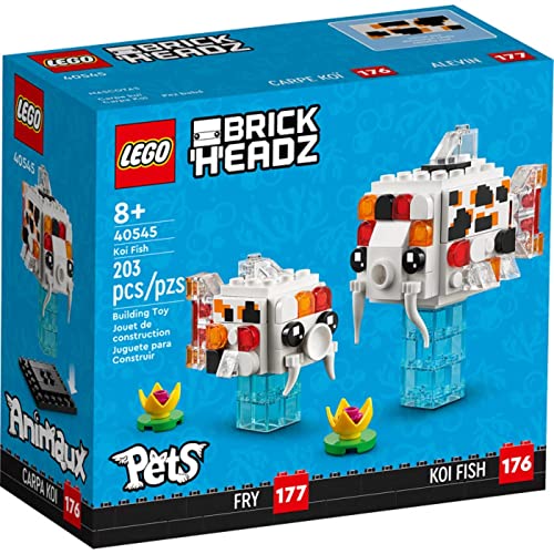 Preisvergleich Produktbild LEGO 40545 Brick Headz Koifisch Bauset 203-teilig