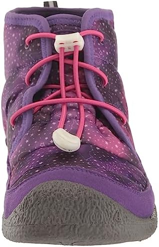 KEEN Unisex-Child Howser 2 Quilted Mid Height Waterproof Comfy Durable, Tillandsia Purple/Multi, 5 | Image 1