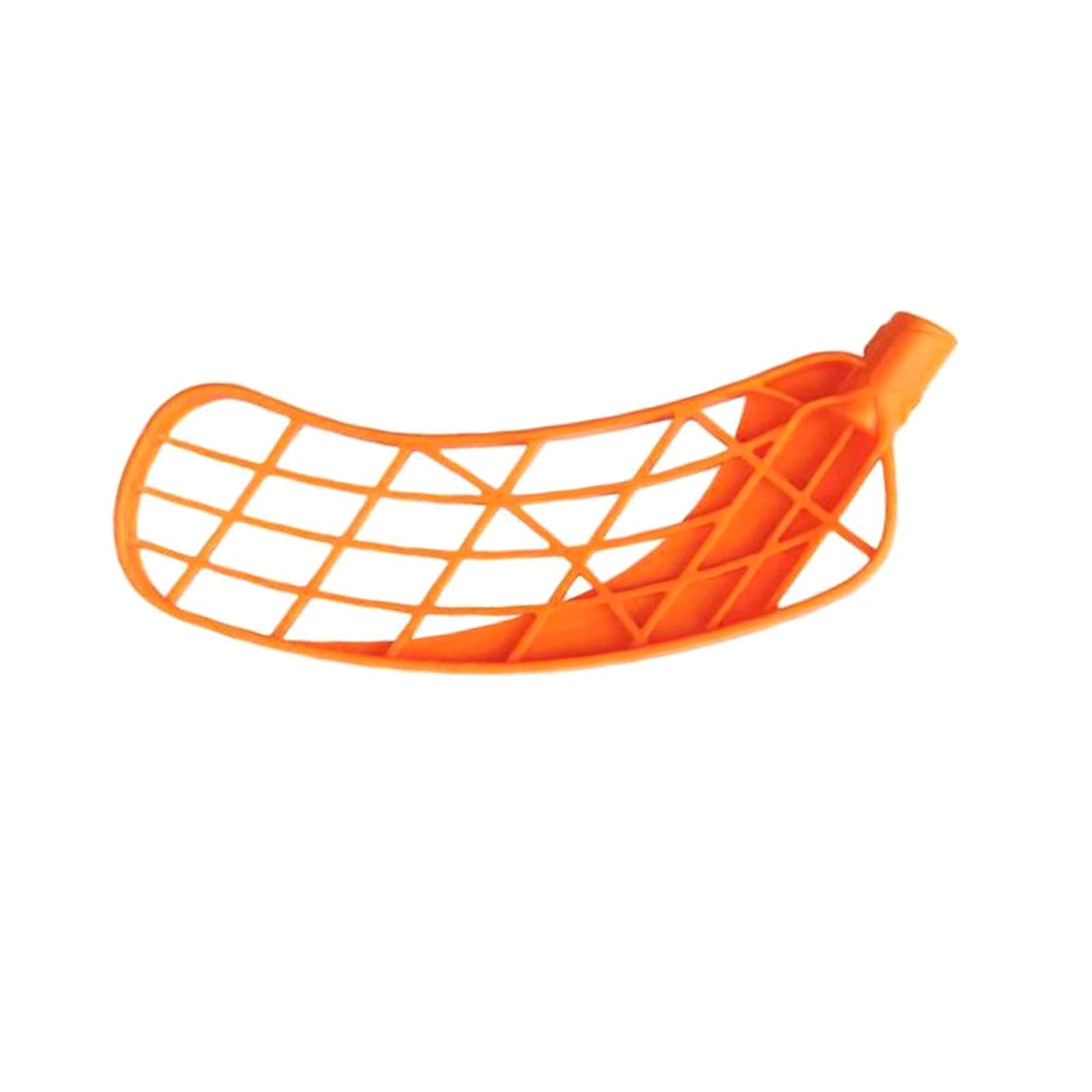 kowaku Floorball Blade, Inline Hockey Stick Blade, Easy Install PE Lightweight for 18mm Sticks, Floorball Hockey Stick Head, Orange Right Hand