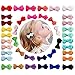 Veaoiy 40 Pièces Mini Pinces à Cheveux Bébé Barrettes Enfants Fille Accessoire de Cheveux Barrette Ensemble D'accessoires pour Cheveux Petites Filles Accessoires Noeud pour Bébé Fille