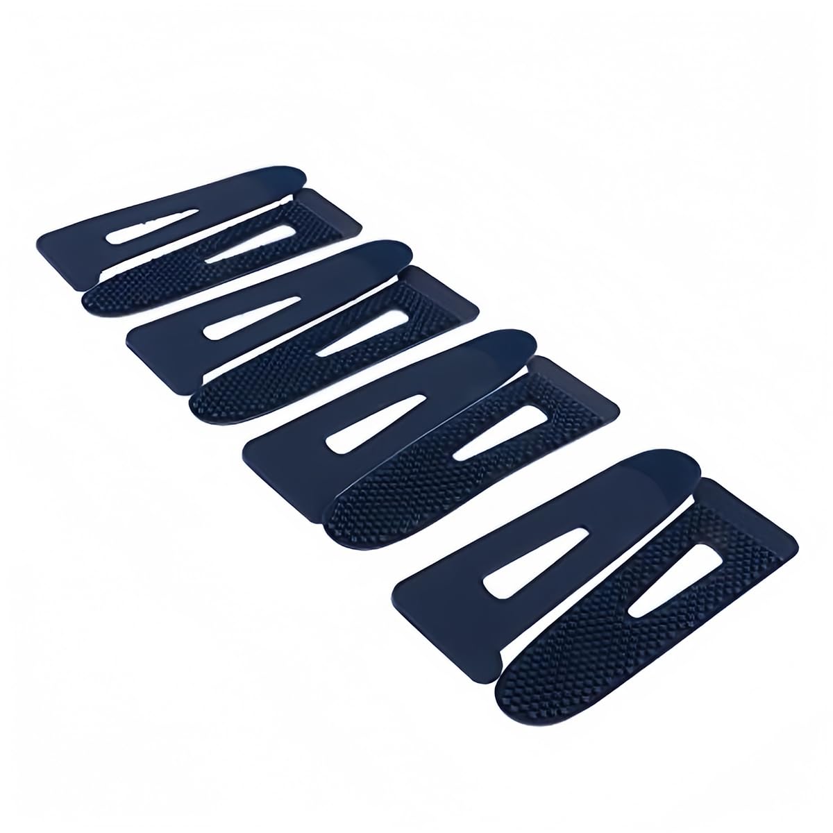 Ausi 4 Pairs Of Adhesive Buckle Fasteners for Sleeves, Sleeve Stripes, Buckle, Sleeve Closure, 8.8 X 3.8cm, Tailoring Sleeves, Adhesive Tape, Dressmaking
