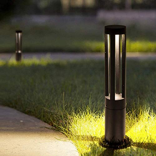 Lampadaire extérieur de villa au design cylindrique moderne - 6