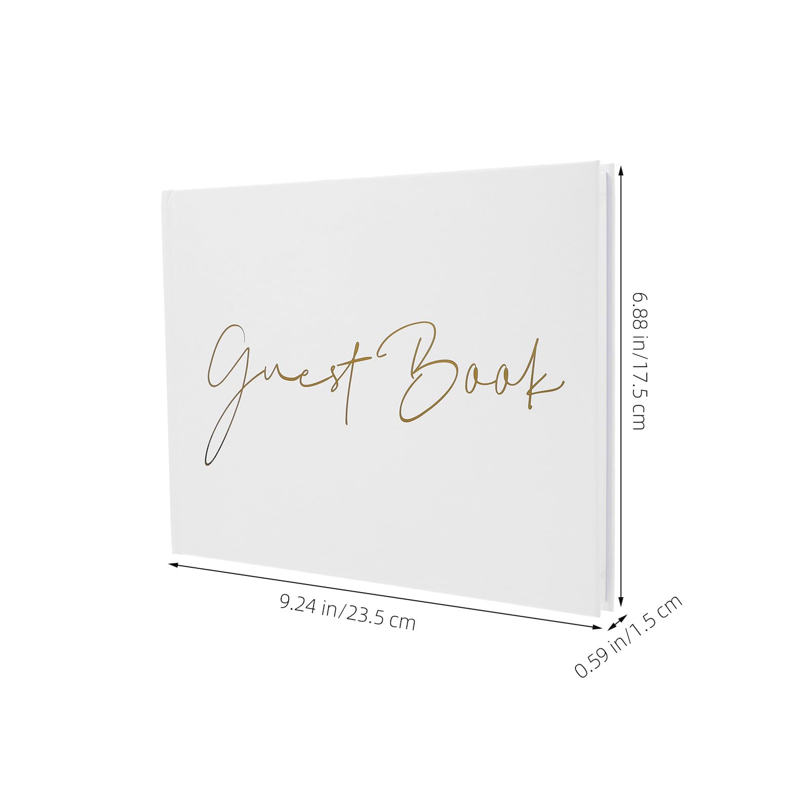 Libro degli Ospiti Matrimonio in Carta 120 Pagine Album Fotografico e Registro delle Firme per Feste Compleanni e Battesimi Mini Album di Ritagli Elegante e Retrò Souvenir
