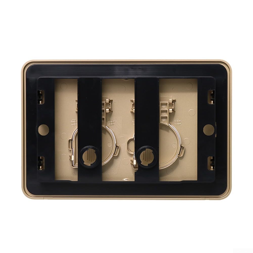 Piastra di scarico WC a doppio scarico con due pulsanti, adatta per Geberit UP300 UP320 e Sigm-Series 01/10/20/21/30/50/60, pannello cisterna per arredamento moderno del bagno (bianco)