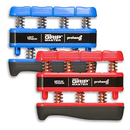 Prohands Gripmaster Hand Exerciser Finger Exerciser Hand Grip Strengthener Spring-Loaded Finger-Piston System Isolate & Exercise Each Finger product thumbnail 12