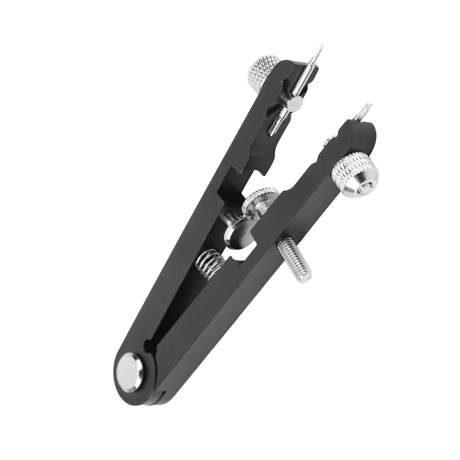 Ejoyous Alicates de Barra de Resorte con Pasadores 6825 Herramienta de Alicates de Barra de Resorte, Herramienta de Pinza para Correas de Reloj (BLACK)