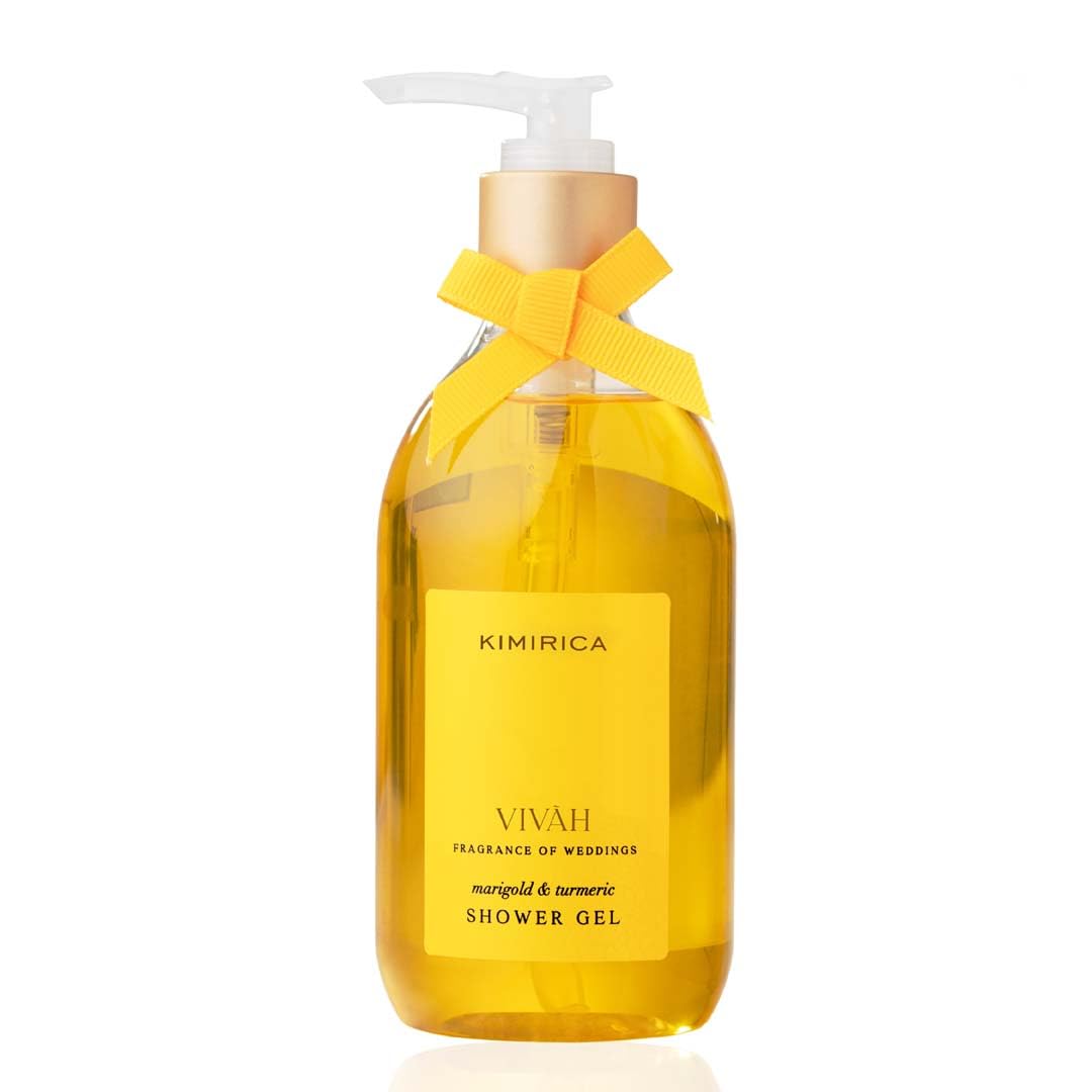 Kimirica Vivah Deep Cleansing Shower Gel 300ml | Long Lasting Marigold & Lotus Fragrance | 100% Vegan & Paraben Free | Hydrating, Moisturising Shower Gel For Men & Women-image-15