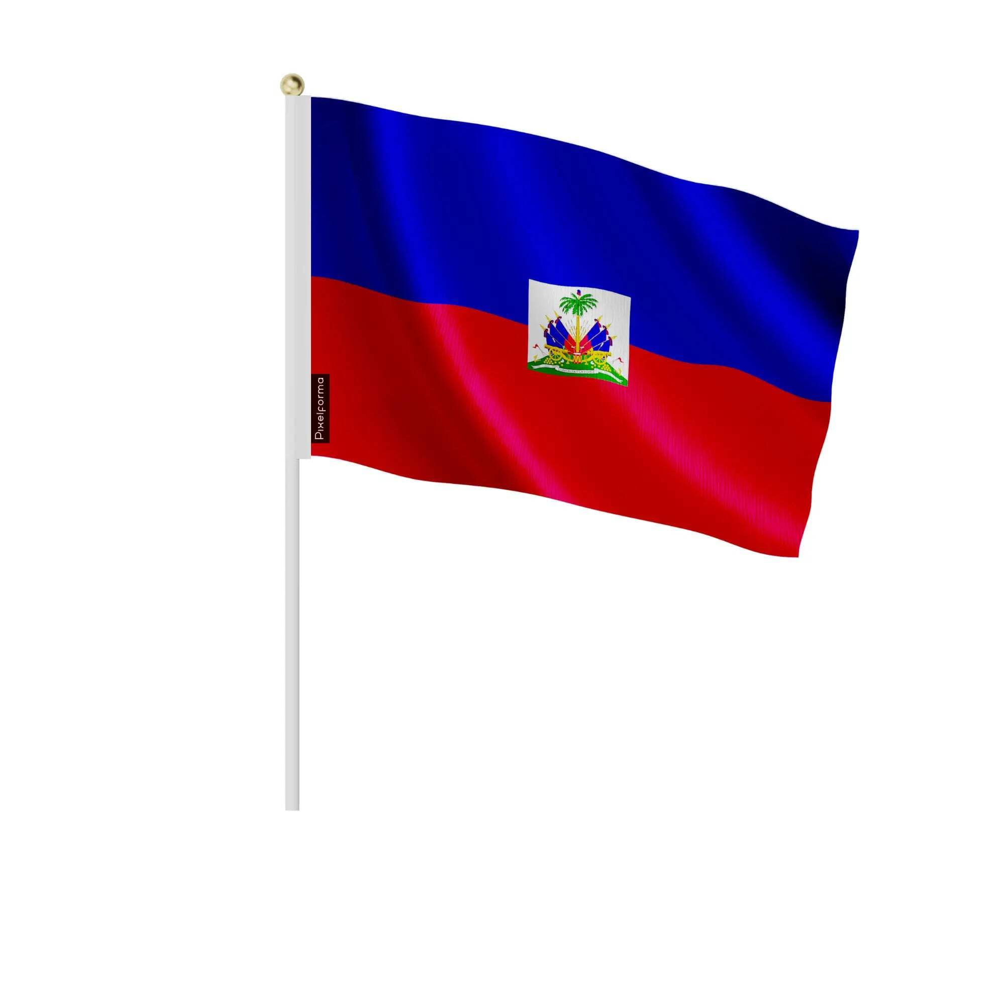Drapeau Haïti 30x45cm lot de 100 mini drapeaux haïtiens pour décoration