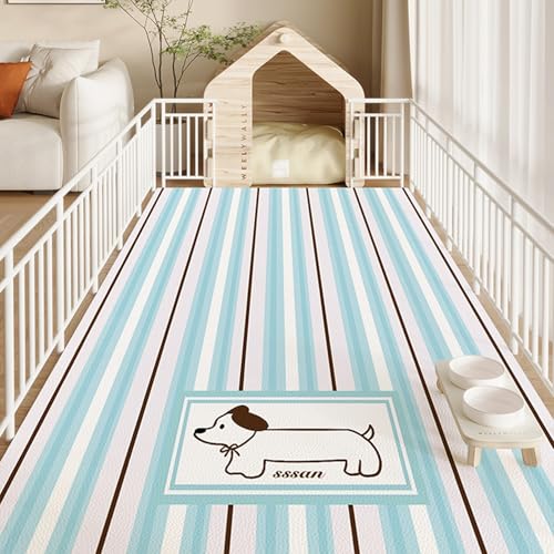 ペットマット ペットシーツ フローリングカーペット PUレザー PVC 防水 防汚 拭ける 滑らない 犬 猫用 床 フローリング フロア 噛む予防 床暖房対応 小型・中型・大型犬用 ケージ用 60x90cm