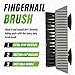 Grip Clean Nail Brush for Cleaning Fingernails – Heavy Duty Nail Brush with Extra Stiff Bristles - Fingernail Brush & Nail Scrubber Brush with Suction Cup Backing for Men & Women - 1 Pack