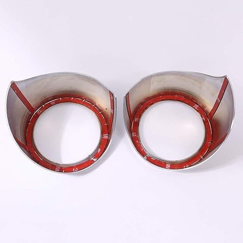 Miniatura 7 de Cubierta de salida de ventilación de aire acondicionado lateral de coche, 2 piezas para Alfa Romeo Giulia 2016-2018 Accesorios de automóvil (plata