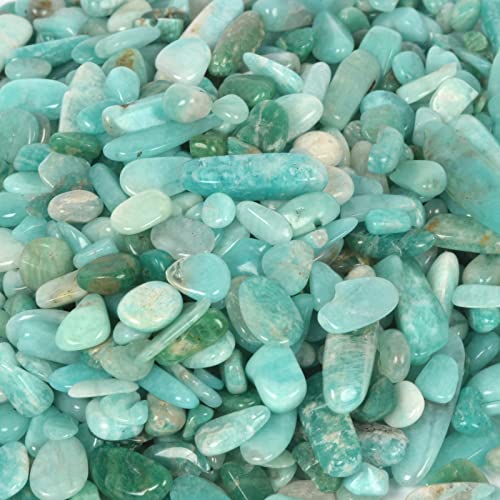 Image of 100 grams Small Tumbled Chips Polished Crushed Stone Crystal Healing Embellishments