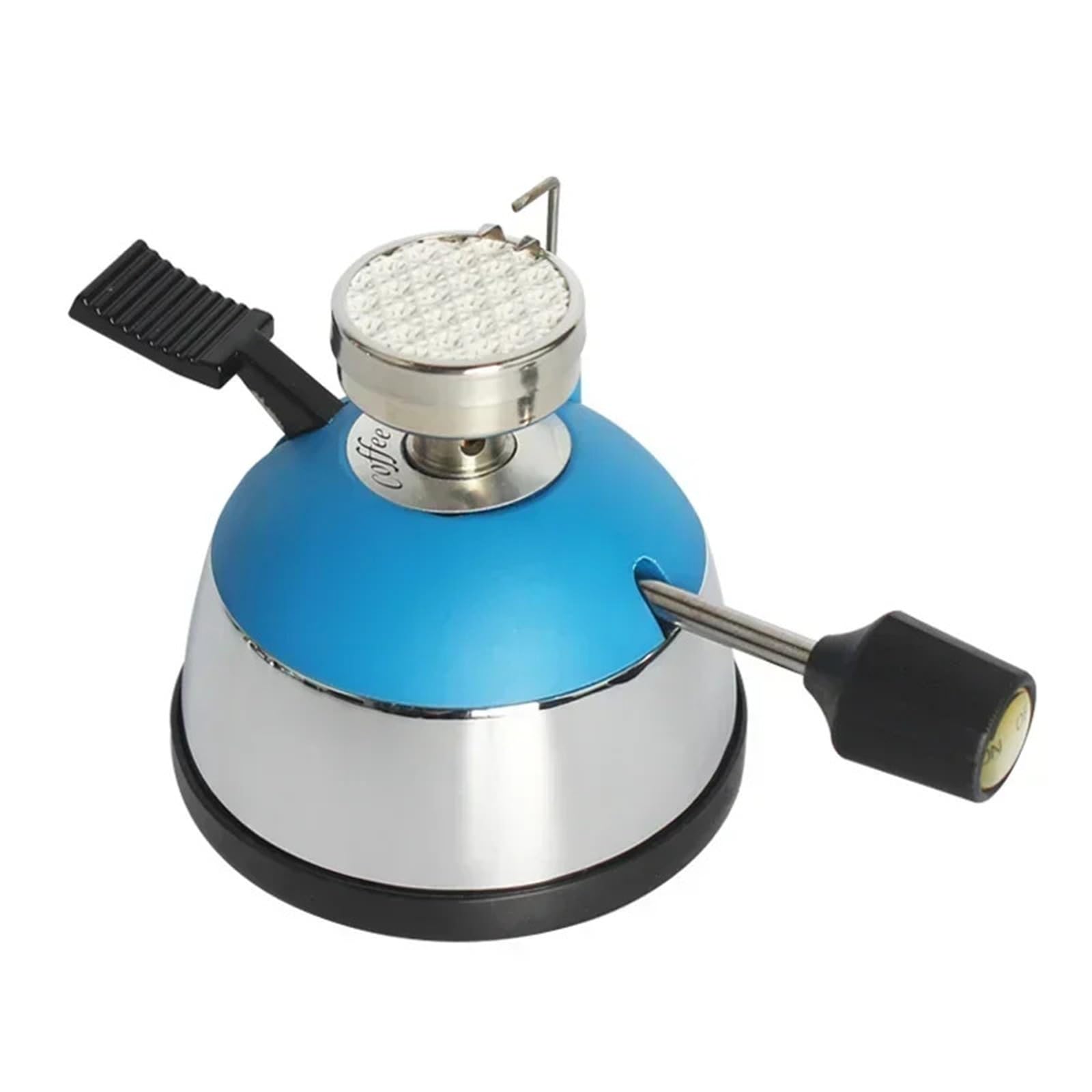 Universal Mini Gas Burner Coffee Siphon Pot Coffee Maker Mocha Heater Tabletop Machine Portable Coffee Gas Stove(Blu)