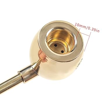 Amazon.co.jp: 太い純銅パイプたばこ棒昔ながらの伝統的なドライ