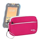 DURAGADGET Funda Rosa De Neopreno Compatible con Vtech Digigo - con Bolsillo Externo Y Cuerda De Mano