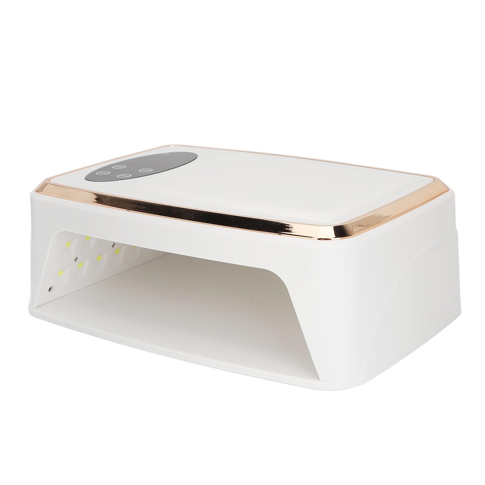 Lámpara de Uñas UV con 90 Bolas de Lámpara de Alta Eficiencia, Luz de Uñas UV con 4 Velocidades de Rendimiento Potente, Lámpara de Uñas UV Segura y Confiable para Uso Doméstico