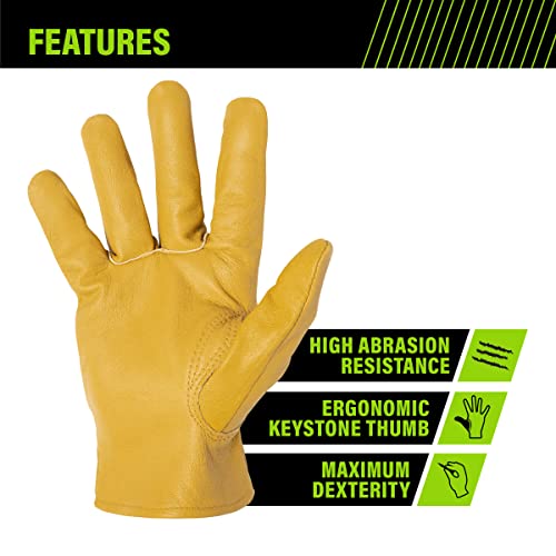 Seguridad, Tools guantes piel cabra Marca AWP (3)