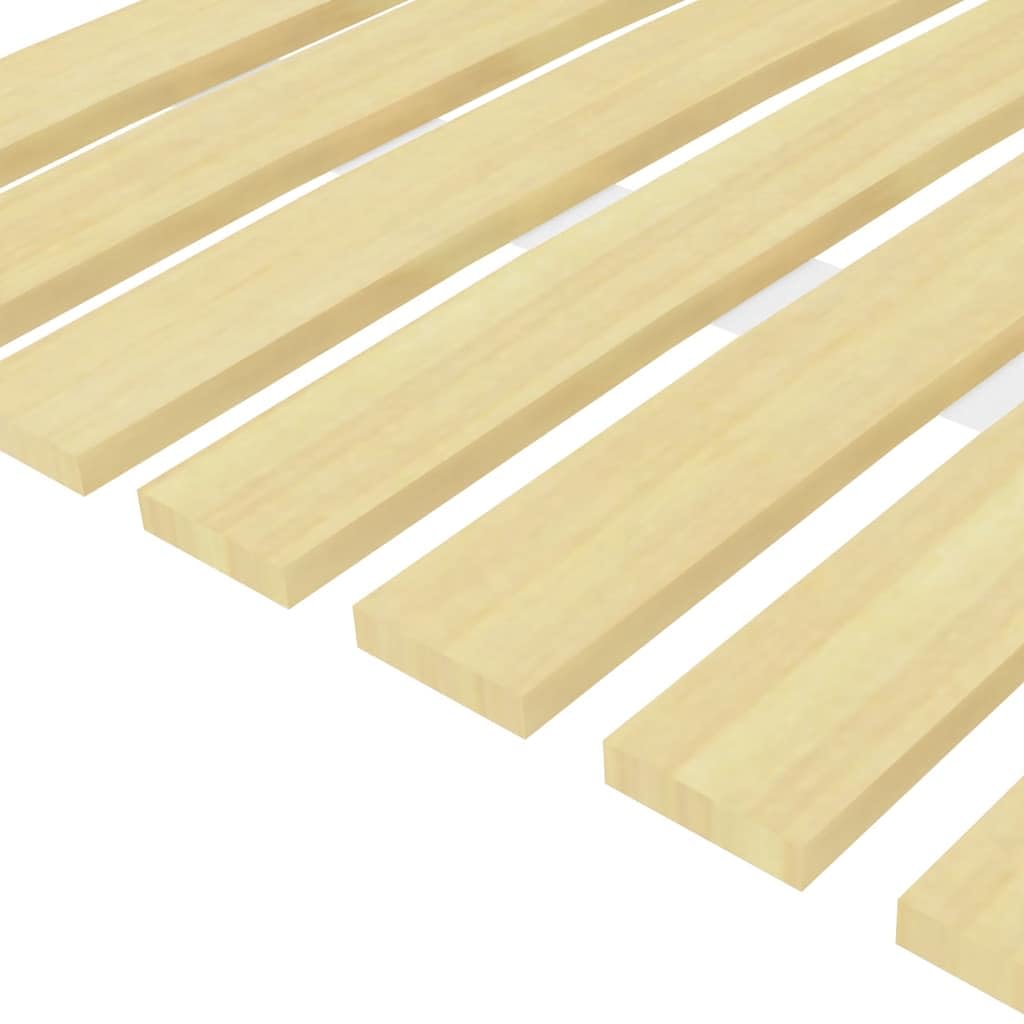 vidaXL Recambio de Láminas de Cama con 17 Listones Estructura Cama Plegable Base Dormitorio Habitación Invitados Plataforma Robusto Duradero 90x200 cm