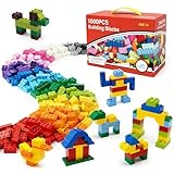 3 otters 1000PCS Building Bricks Set, Classic Creative Building Blocks Birthday Gift for Kids