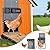 Automatic Chicken Coop Door, Large Chicken Door with Timer & Manual Control, Anti-Pinch Sensor, Low Battery Warning,Waterproof Aluminum Chicken Coop Opener with LCD Display, Battery Powered (Blue)