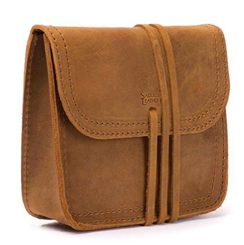 Saddleback Leather Co. Leather Cable Bag Organizer Pouch Includes 100 Year Warranty