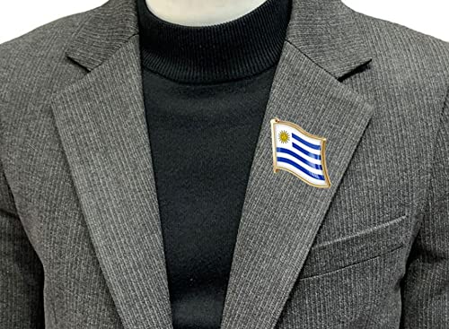 Image of vmcoatdu Country Flag Pin Badge International Travel Brooch Metal Alloy Souvenir Pin for Hat Clothes Backpack