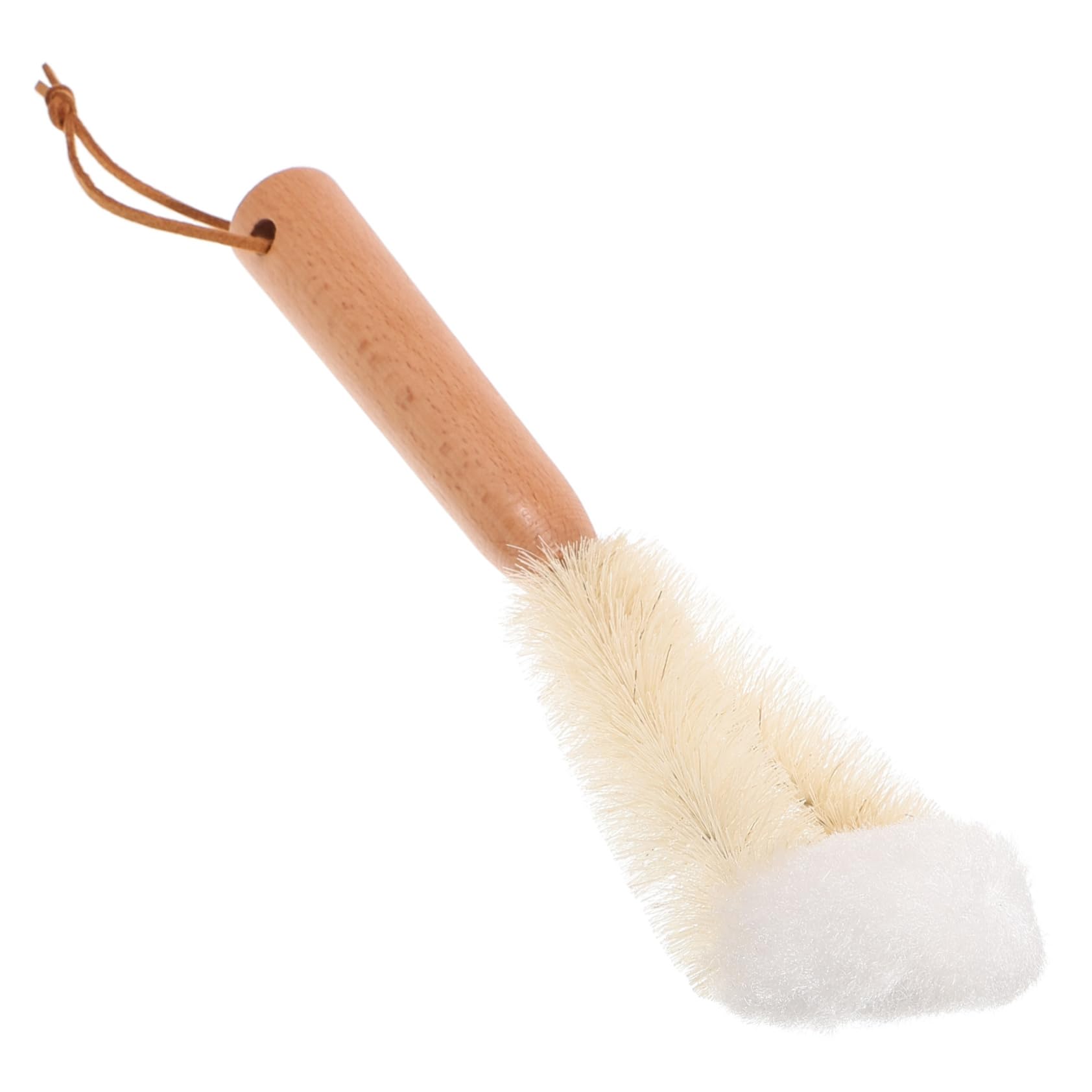 minkissy 1pc Soft Bristle Cup Brush Cup Cleaner Brush Bottle Brush Water Bottles for Mom Water Brush Glink Water Bottle Long Handle Bottle Brush Solid Wood