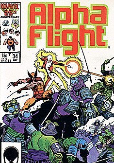 Comic Alpha Flight (1983 series) #34 Book