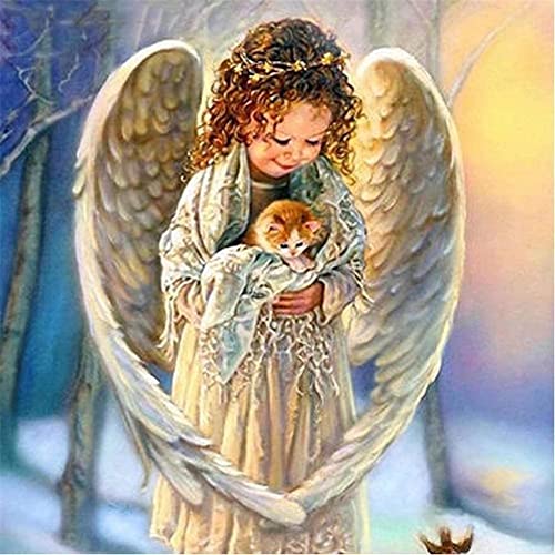 Puzzles pour Adultes 500 pièces Puzzles 500 pièces pour Adultes Petit Ange Enfants Grand Jeu de Puzzle Jouets Cadeau I Noël Puzzle Cadeau(52 * 38cm) Cover