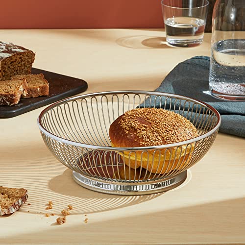 Foto von Alessi 826/24 - Design Herzstück Drahtkorb aus Edelstahl 18/10, poliert, Silber