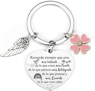 XQXQXZ Llavero Inspirador Regalo Motivaciòn Regalo Mujer Hombre Llavero Mujer Hombre Regalo Inspirador Familiar Regalo Cum...