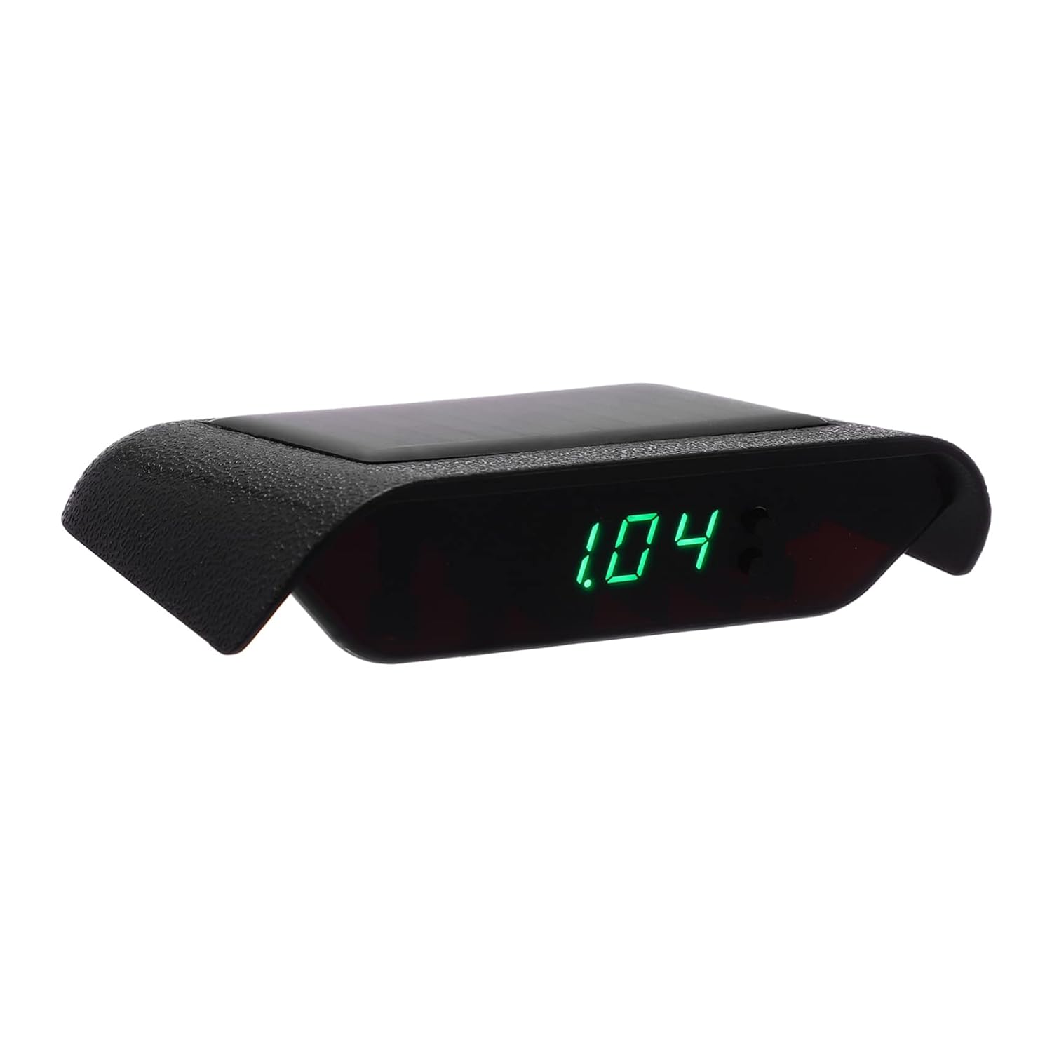OUNONA Luminous Solar Vehicle Clock High Precision Digital Timer with Automatic Brightness Design and Easy Installation for Cars Trucks and Rvs