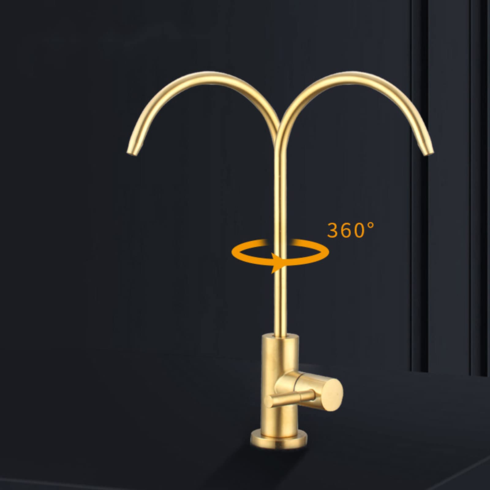 Grifo Cocina, Grifo Osmosis Monomando Dorado Grifo Fregadero Grifo Osmosis Inversa