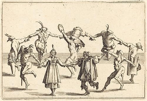 Tableaux Graffiti Art Mural la Danse Jacques Callot - Impression Modern Poster 60x90cm