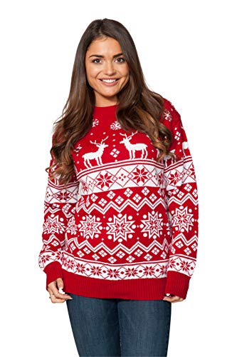 HSA Damen Pullover Gr. XXX-Large, Nordic Red