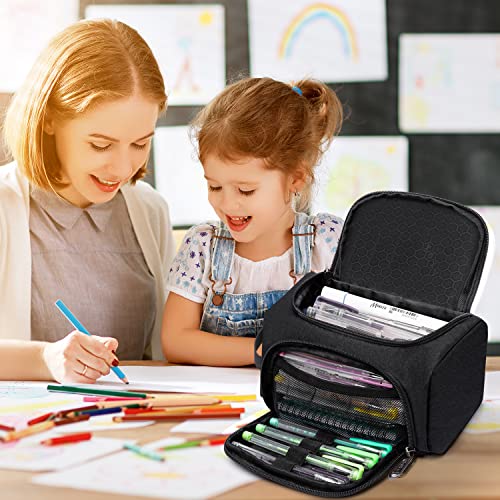 Xqxa Pencil Pouch Large Capacity Pencil Case Organizer, Multifunctional Pencil Pouch With Compartmens,Big Pencil Bag For Office School Travel Men Women Adult thumb #6