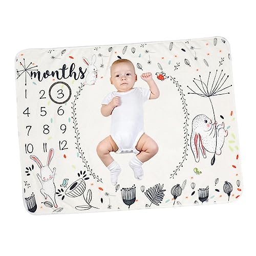 Couverture souvenir bébé ORFOFE pour immortaliser les mois de votre enfant - 6
